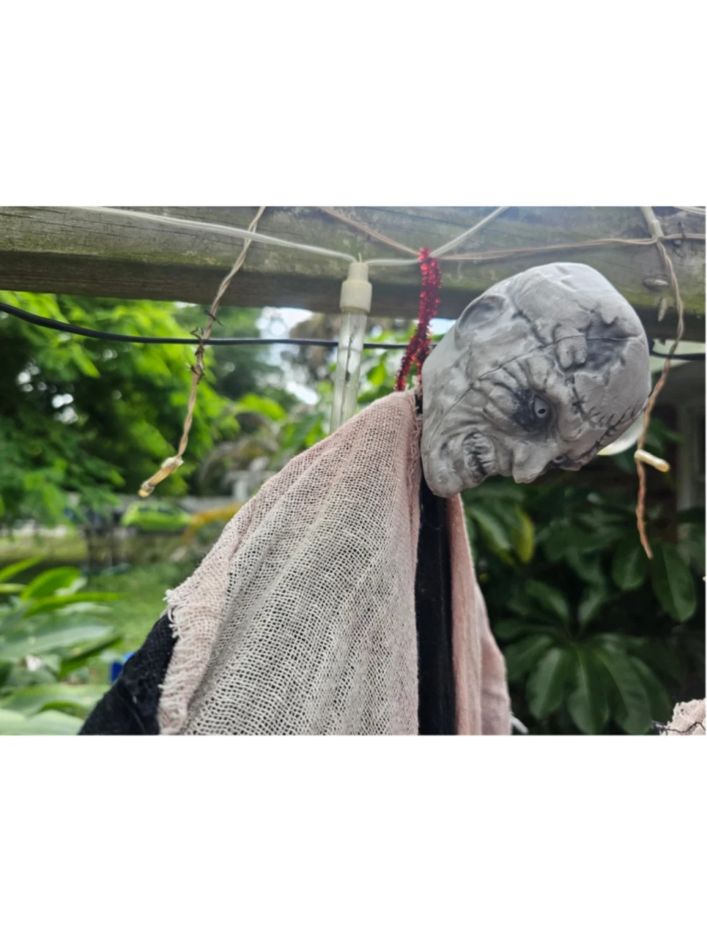 Vintage Halloween Hanging Ghoul & Grim Reaper Decor